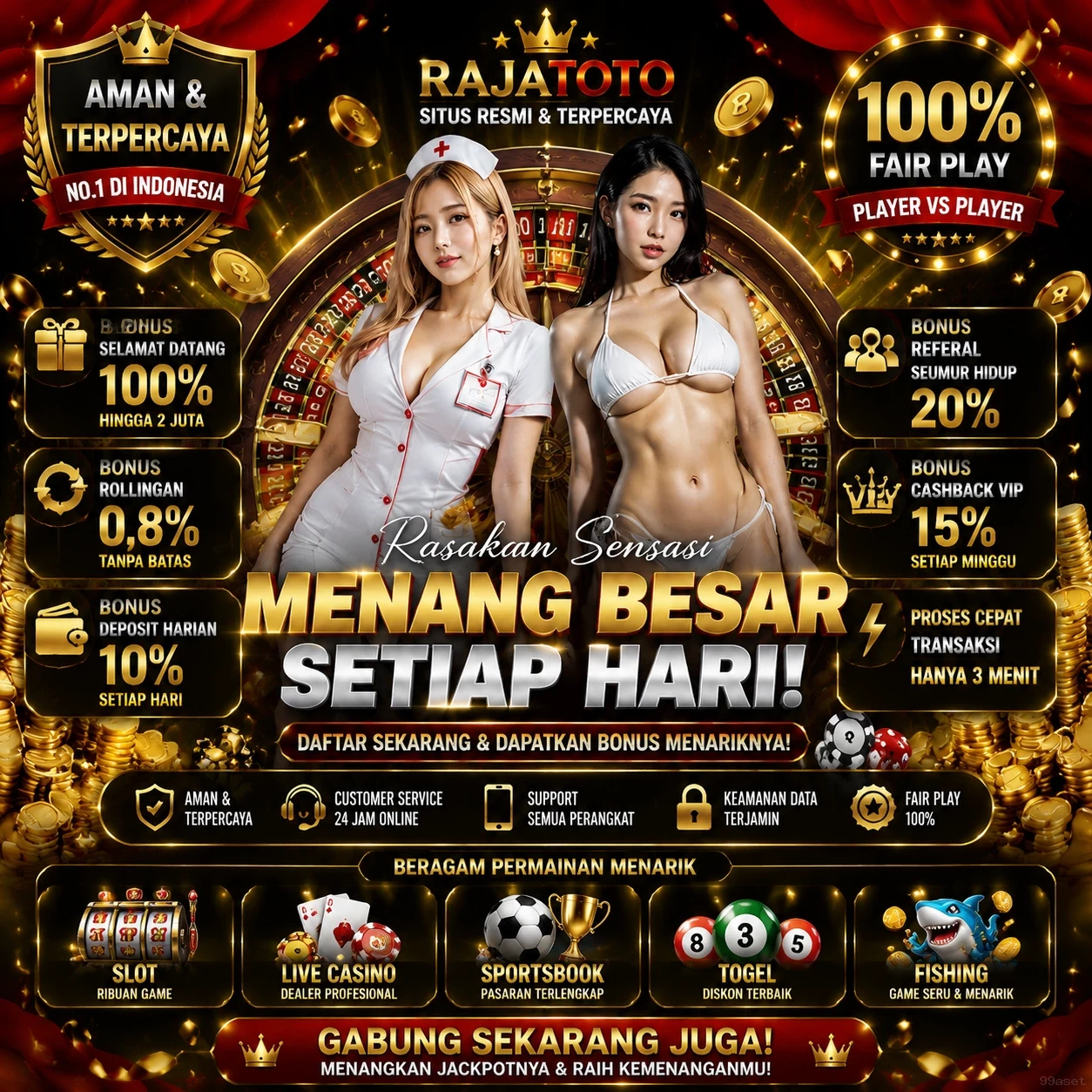 Contoh katalog aplikasi di 99aset
